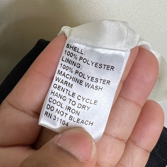 Megan Masters black and cream racer back dress size 4 - Picture 8 of 8